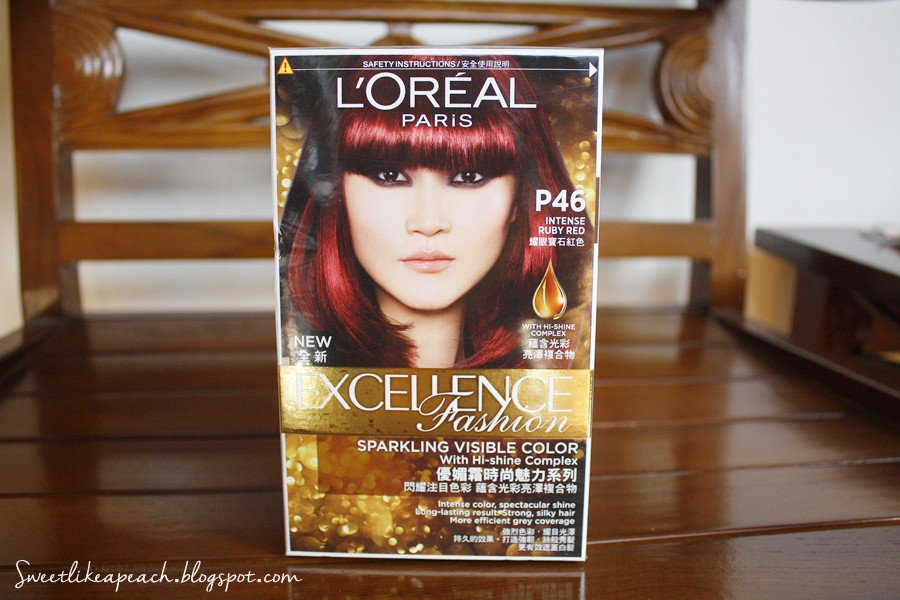 P46 Intense Ruby Red - L'oreal Paris Excellence Fashion. 