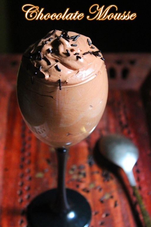 Dark Chocolate Mousse Recipe / Chocolate Mousse Recipe without Eggs