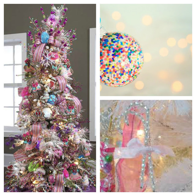 Christmas Tree Color Schemes from Setting for Four #Christmas #Color Palette #Christmas tree