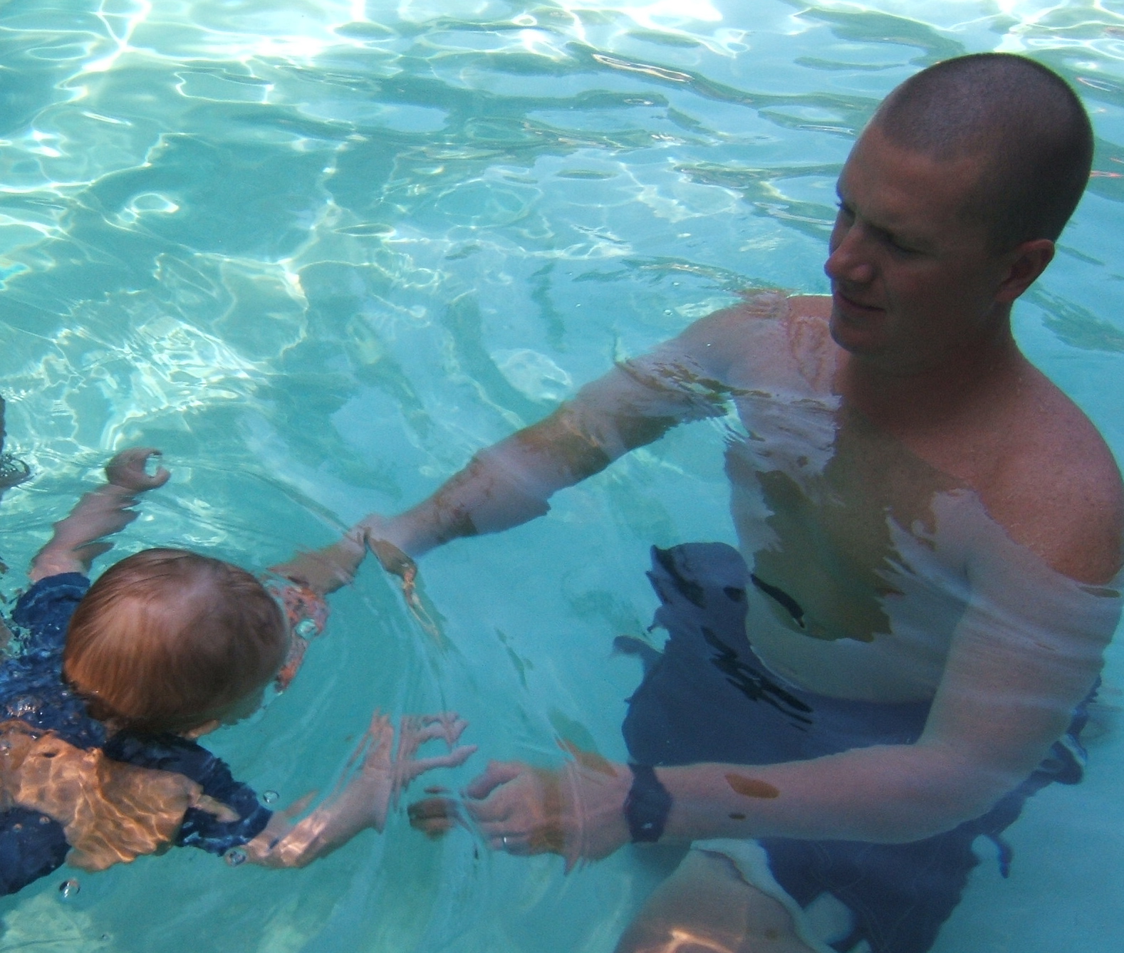 Learn to Swim with Miss Bea How to put your baby under the water for