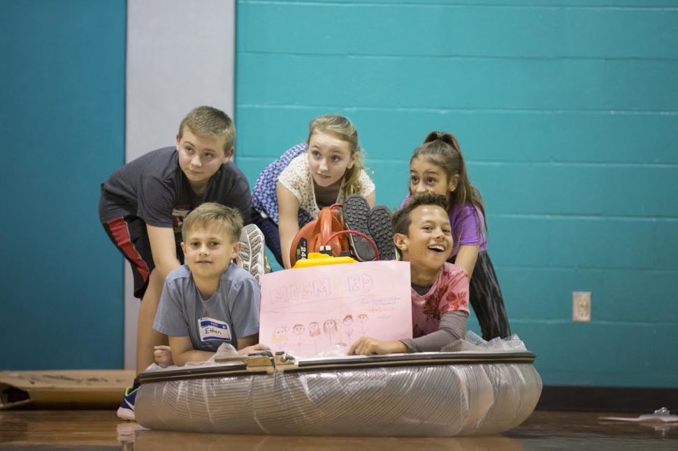 Students Build Hovercrafts to Experience STEM