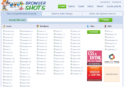 test browser
