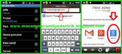 trik internet gratis android Cara internet gratis android