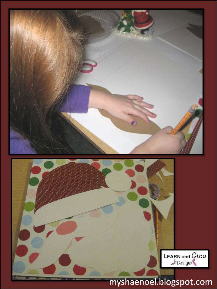 Learn and Grow Designs Website: Santa Paper Plate Craft, Santa Christmas Countdown, Santa's Suit