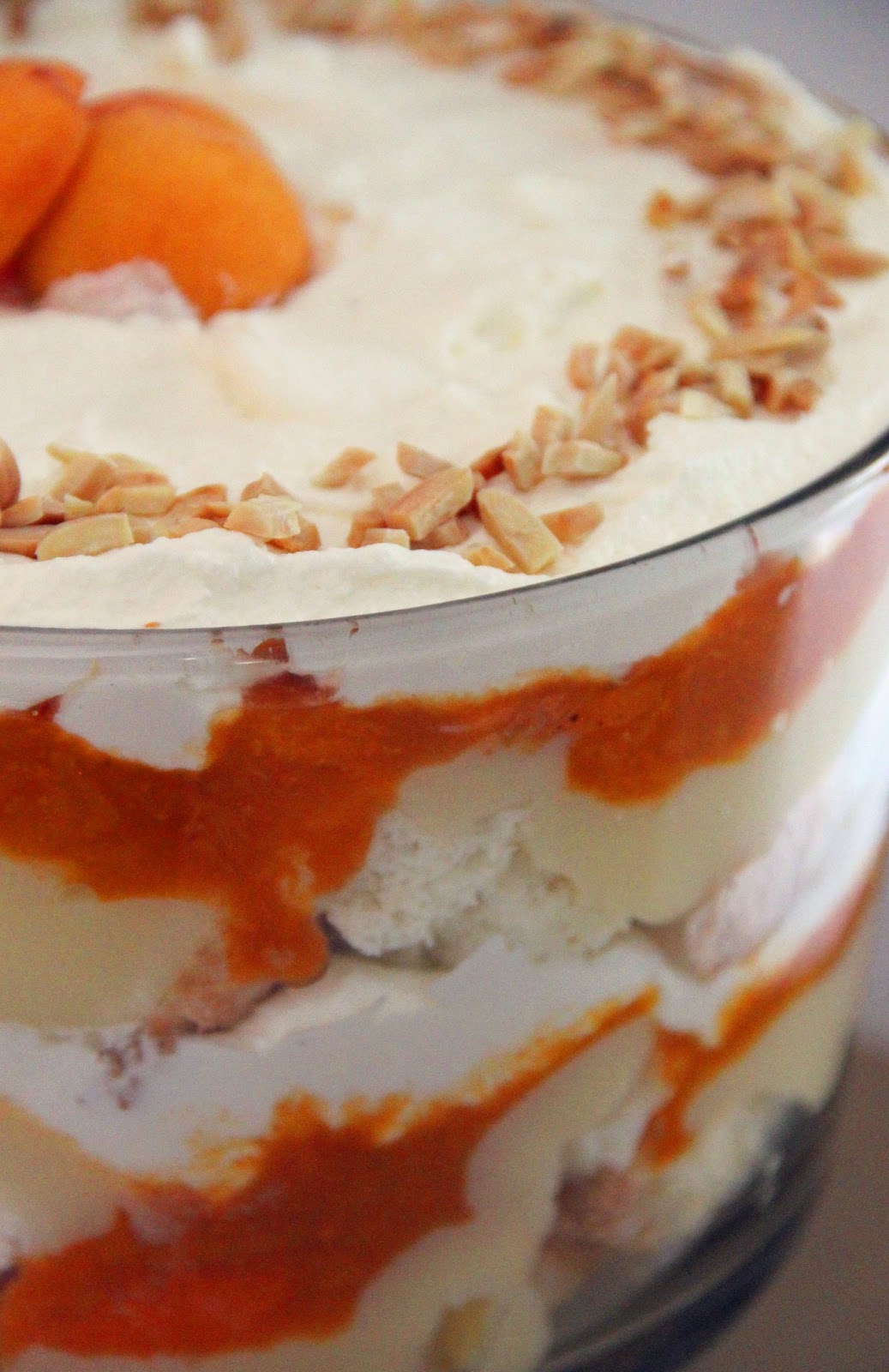 Jo and Sue Apricot Angel Food Trifle