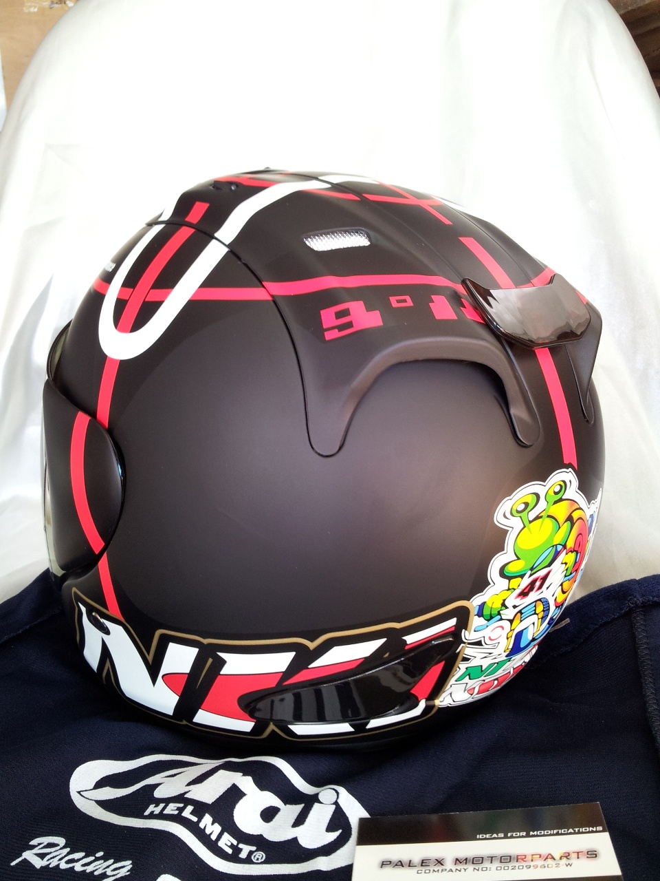 Helmet Arai Ram 4 Haga Monza Matt Black REPLICA PALEX MOTOR PARTS