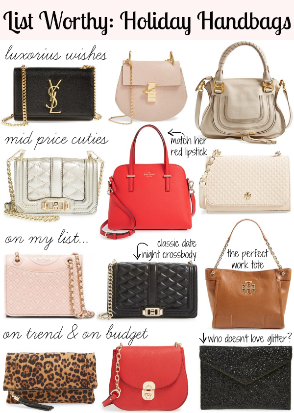 List Worthy Holiday Handbags A Mix of Min