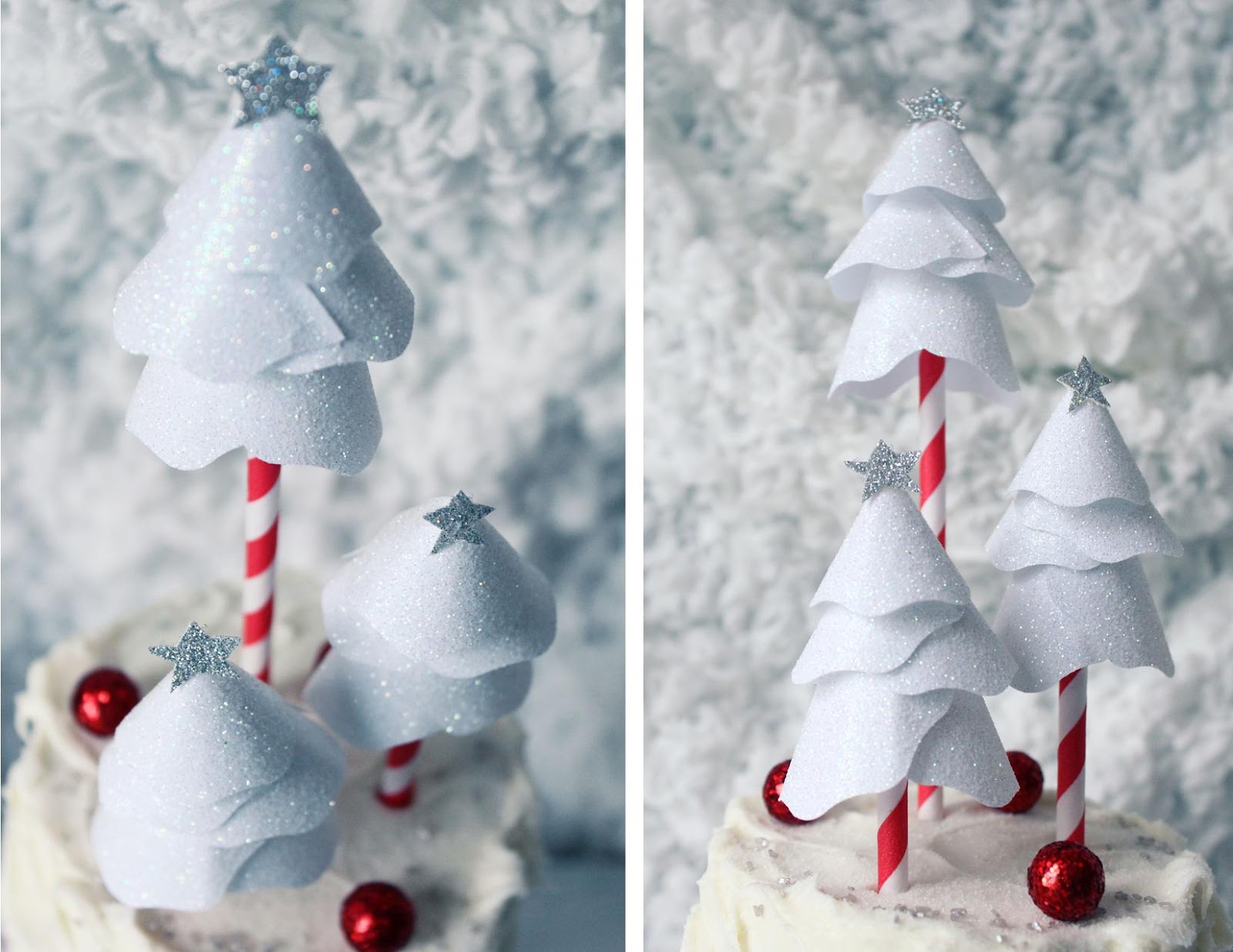 Icing Designs Winter Tree Cake Toppers