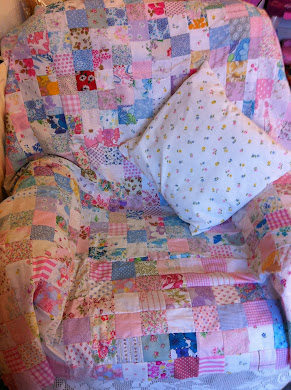 Patchwork throw