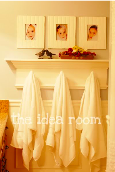 Cindy Morgan: Creative ways to hang bathroom towels Cindy Morgan: Creative ways to hang bathroom towels