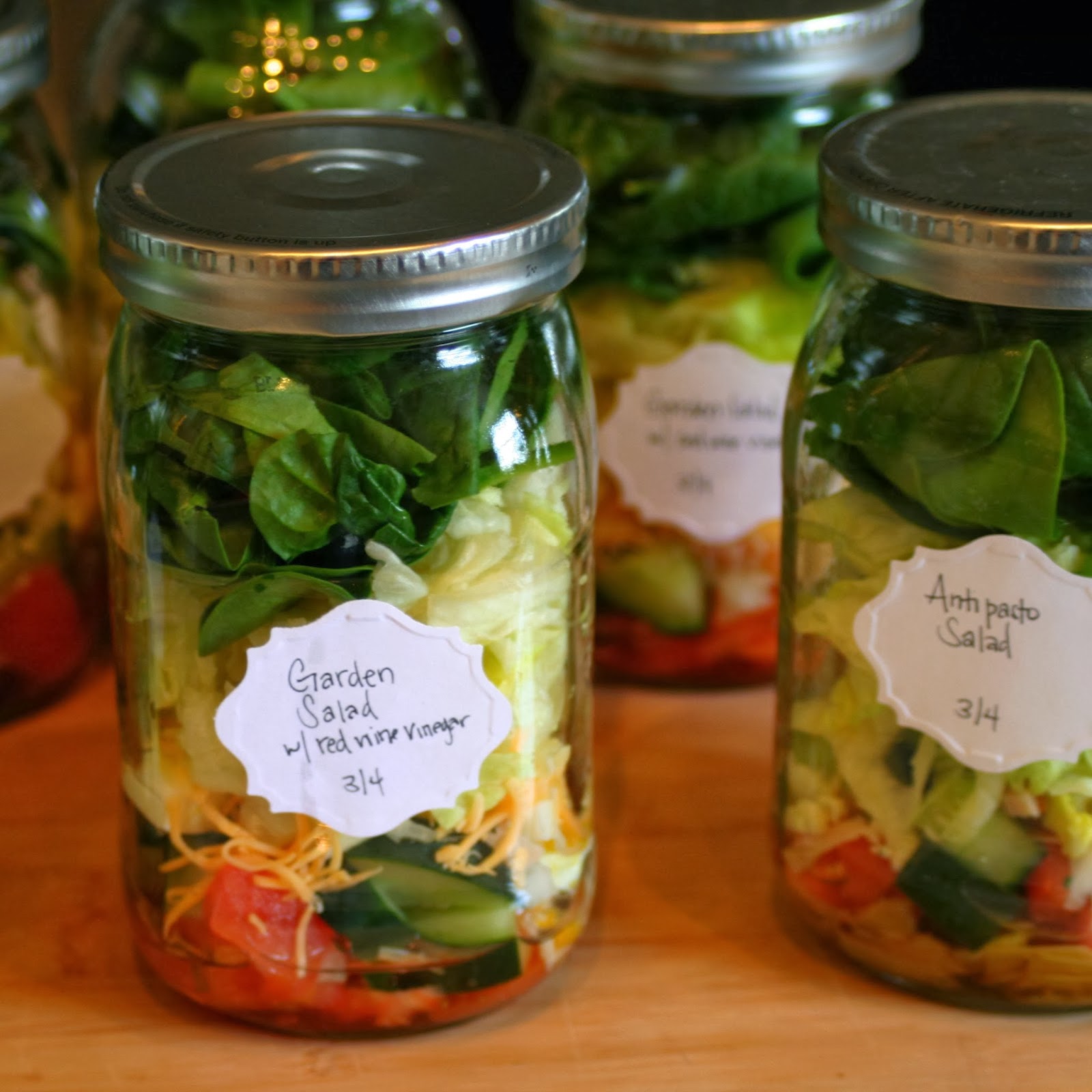 Eat healthy premade salad Jordan's Easy Entertaining