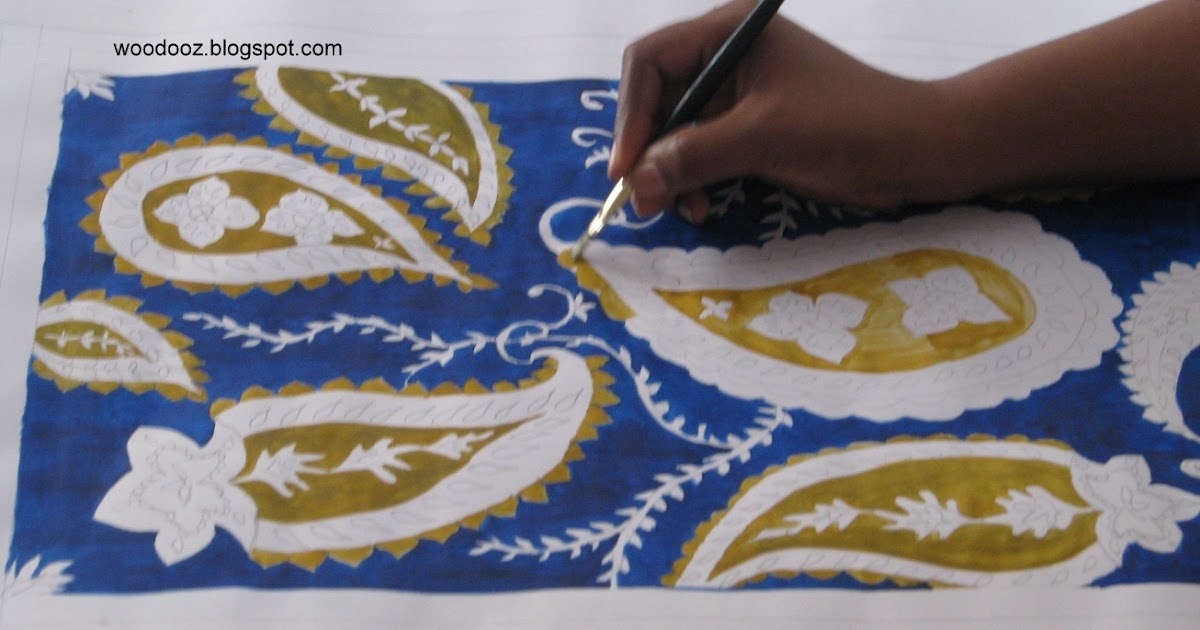 Painting paisley patterns Indian Woodworking,DIY,Arts,Crafts Blog