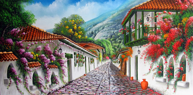 cuadros-al-oleo-de-pueblos-viejos cuadros-al-oleo-de-pueblos-viejos