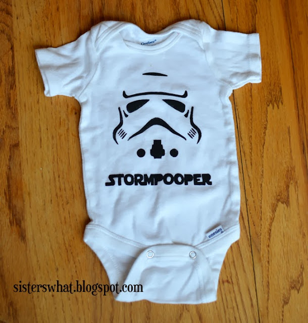 DIY Storm Pooper Onesies to make