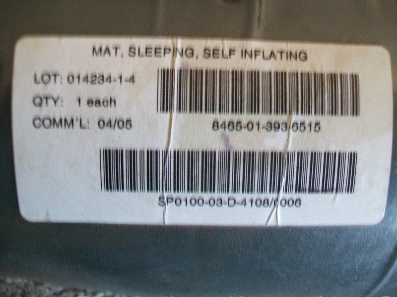 bingbabel U.S. Military SelfInflating Sleeping Pad THERMAREST