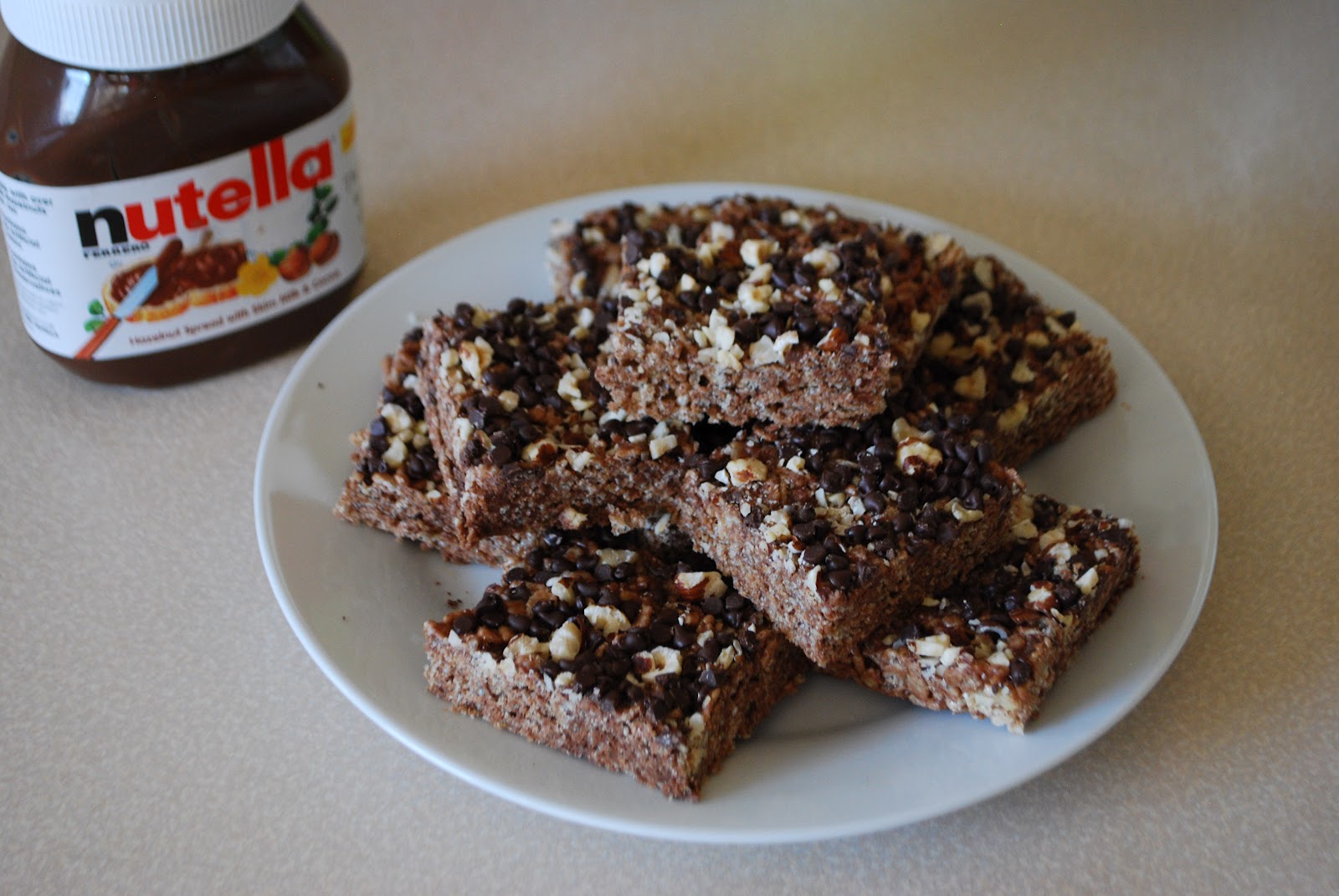 My {Valuable, but Small} Life Nutella Rice Krispie Treats