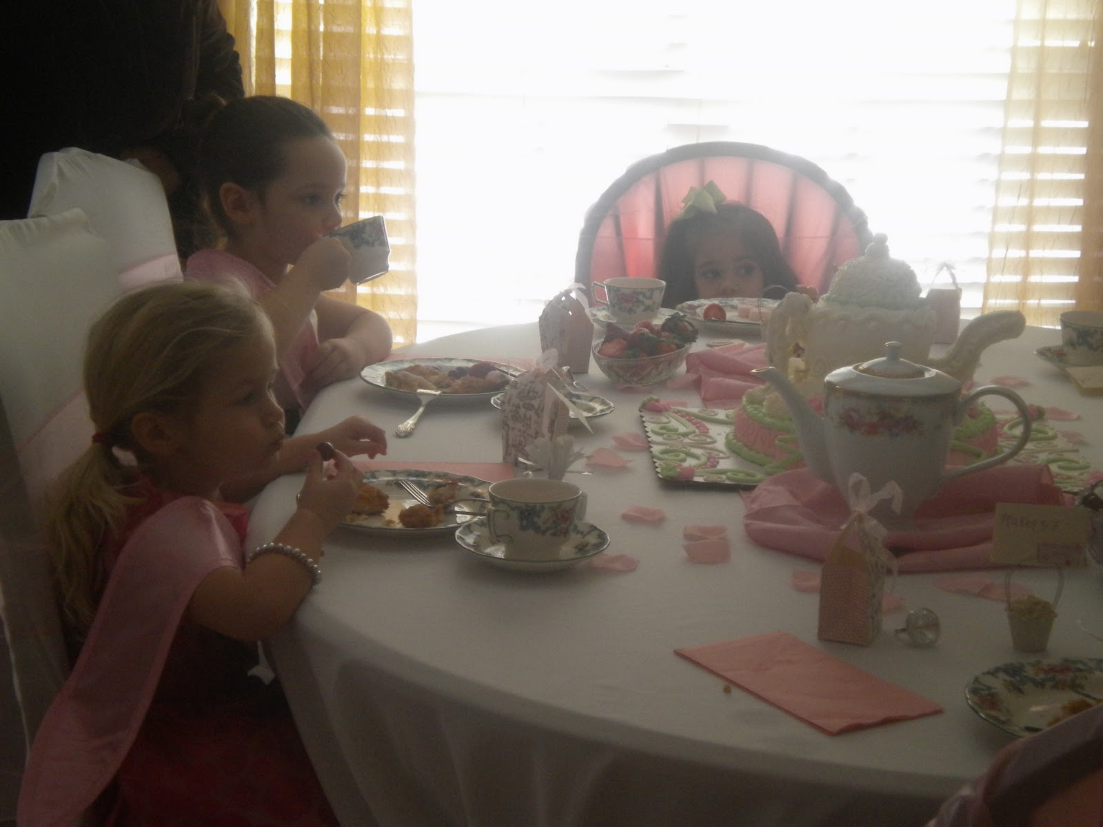 Ramblings of a Full-time Mom: A Fancy Tea Party for Fancy Little Girls