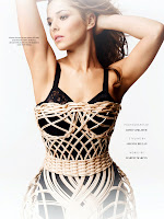 Cheryl Cole wearing Dolce & Gabbana corset for  InStyle   July 2013 Issue