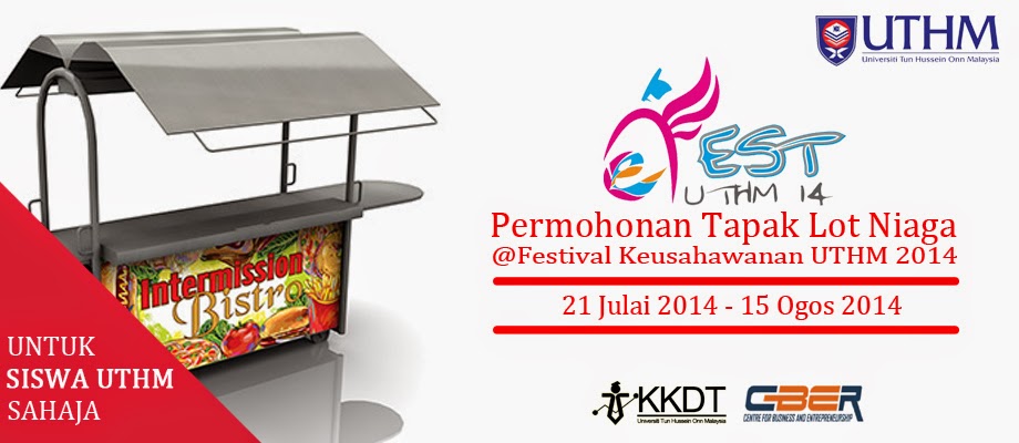 2014 telah membuka permohonan untuk menyewa tapak lot niaga bersempena