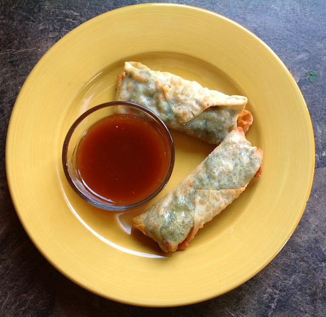 LJLowe's Art Blog Collard Green & Beef Egg Rolls