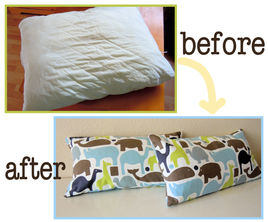 Naturally Creative Mama: Nesting Series: Zippered Throw Pillow Cover