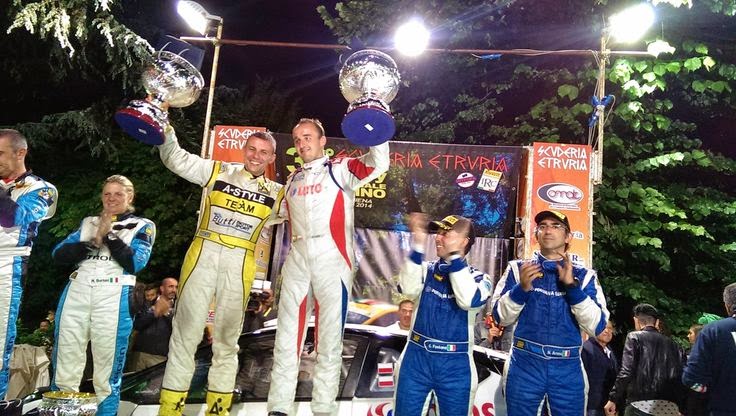 Robert Kubica i Przemysław Mazur odnoszą zwycięstwo w Rally del Casentino