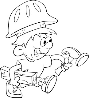 Desenhos de profissões para colorir e imprimir Desenhos de profissões para colorir e imprimir