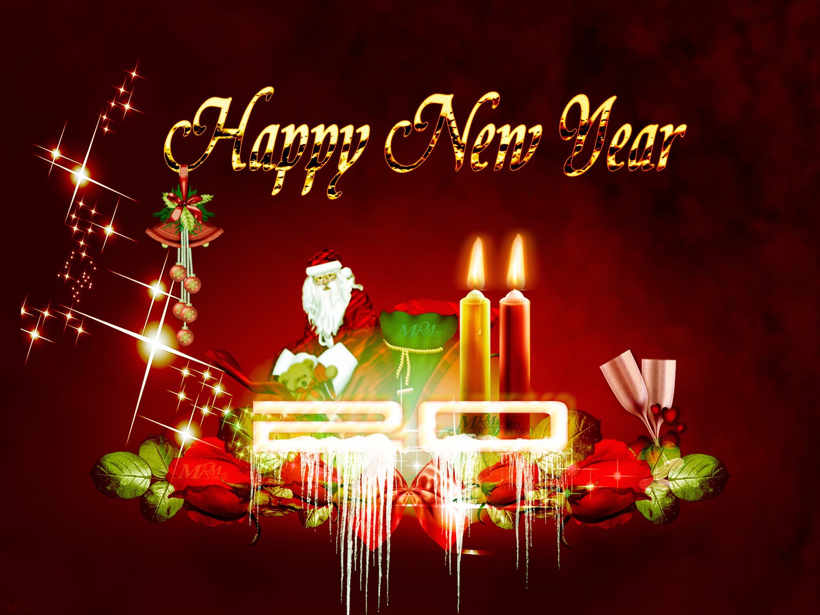 Happy New Year Greeting Graphic Collection