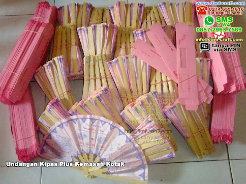 Undangan Kipas Plus Kemasan Kotak Kainbuffalo Jakarta Barat