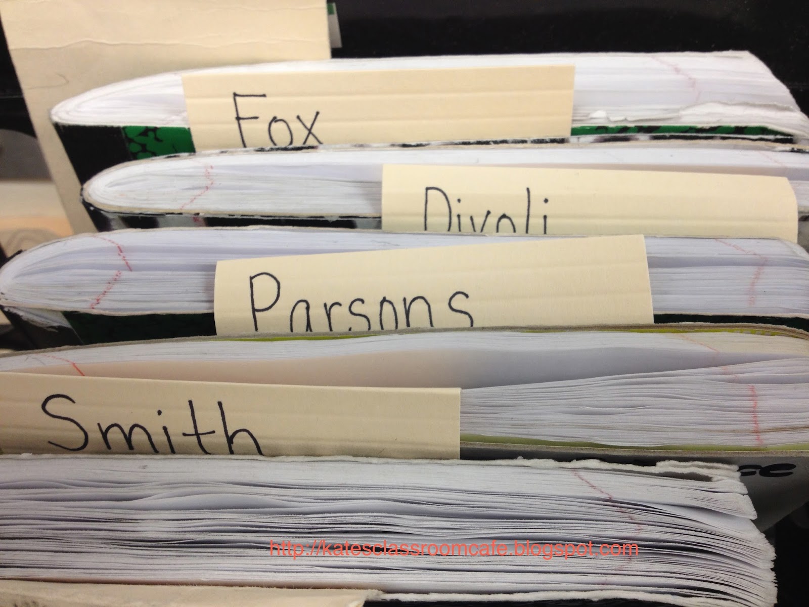 Kate's Science Classroom Cafe Organize Notebooks With File Folder