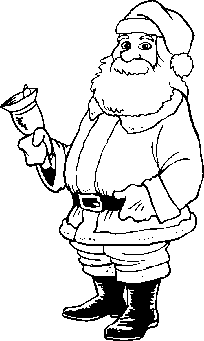 Free Printable Santa Coloring Pages Free Printable Santa Coloring Pages
