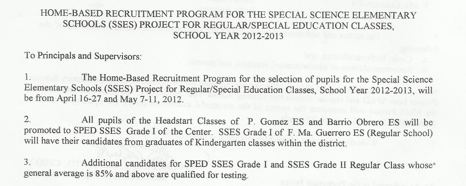 Department of Education Manila HomeBased Recruitment Program for