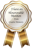 Creative Moments honourable mention's