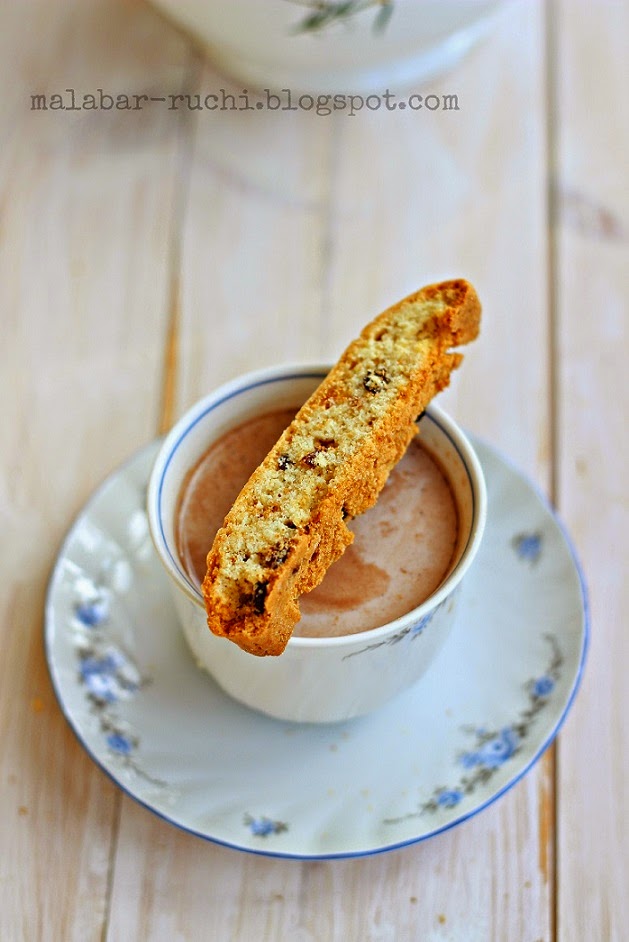 RUCHI Lemon and dry fruit biscotti