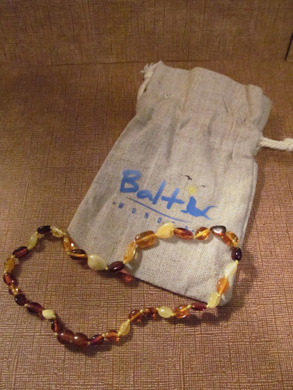 baltic wonder amber teething necklace