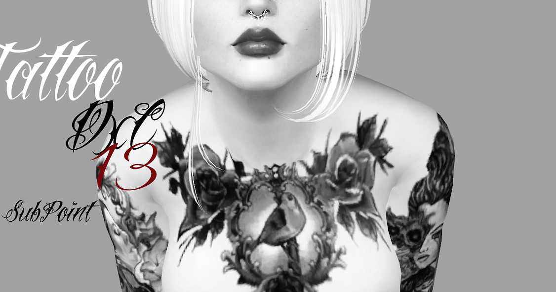 sims 3 cc tattoos sleeve