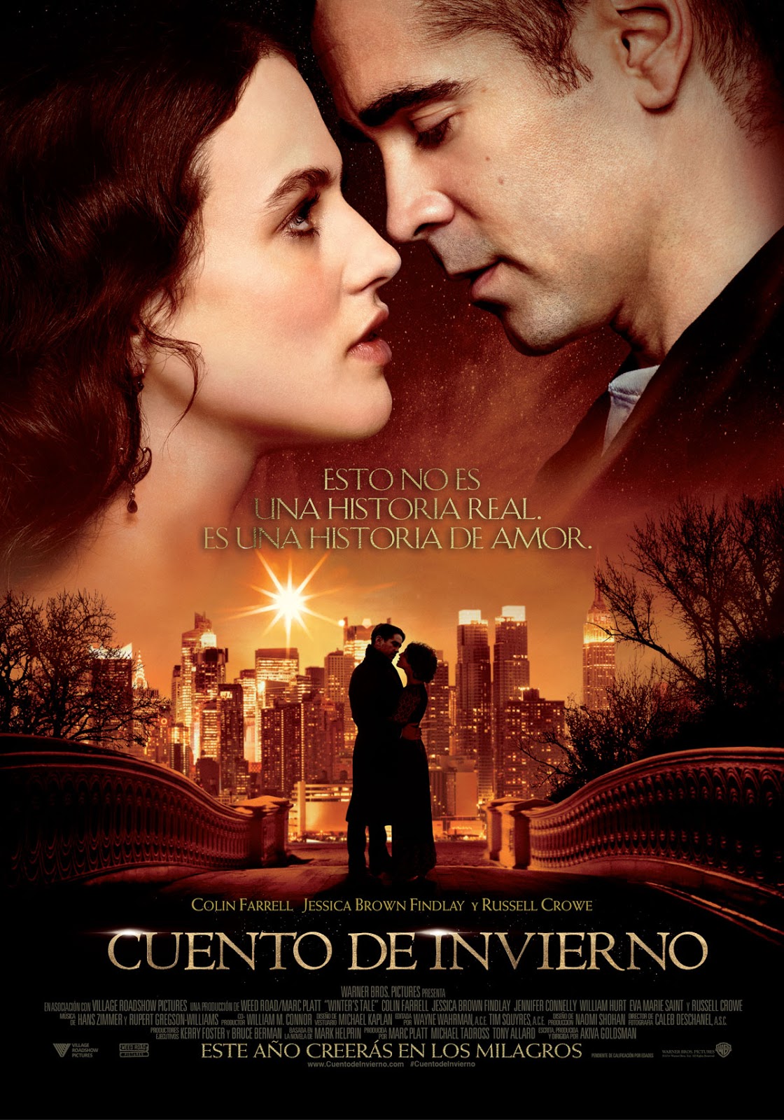 Entre la lectura y el cine Cuento de invierno Mark Helprin cuento de invierno poster