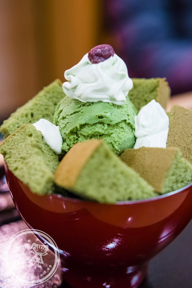 Kyousyouan Green tea parfait