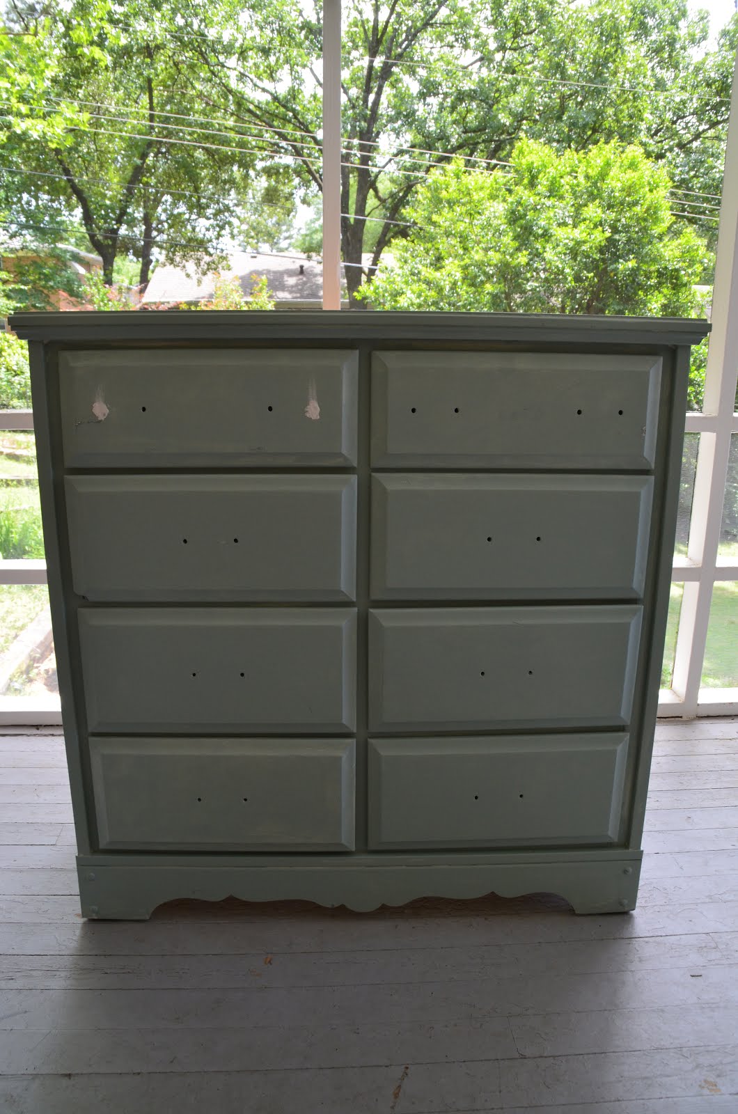 DIY Chalk Painted Dresser Makeover