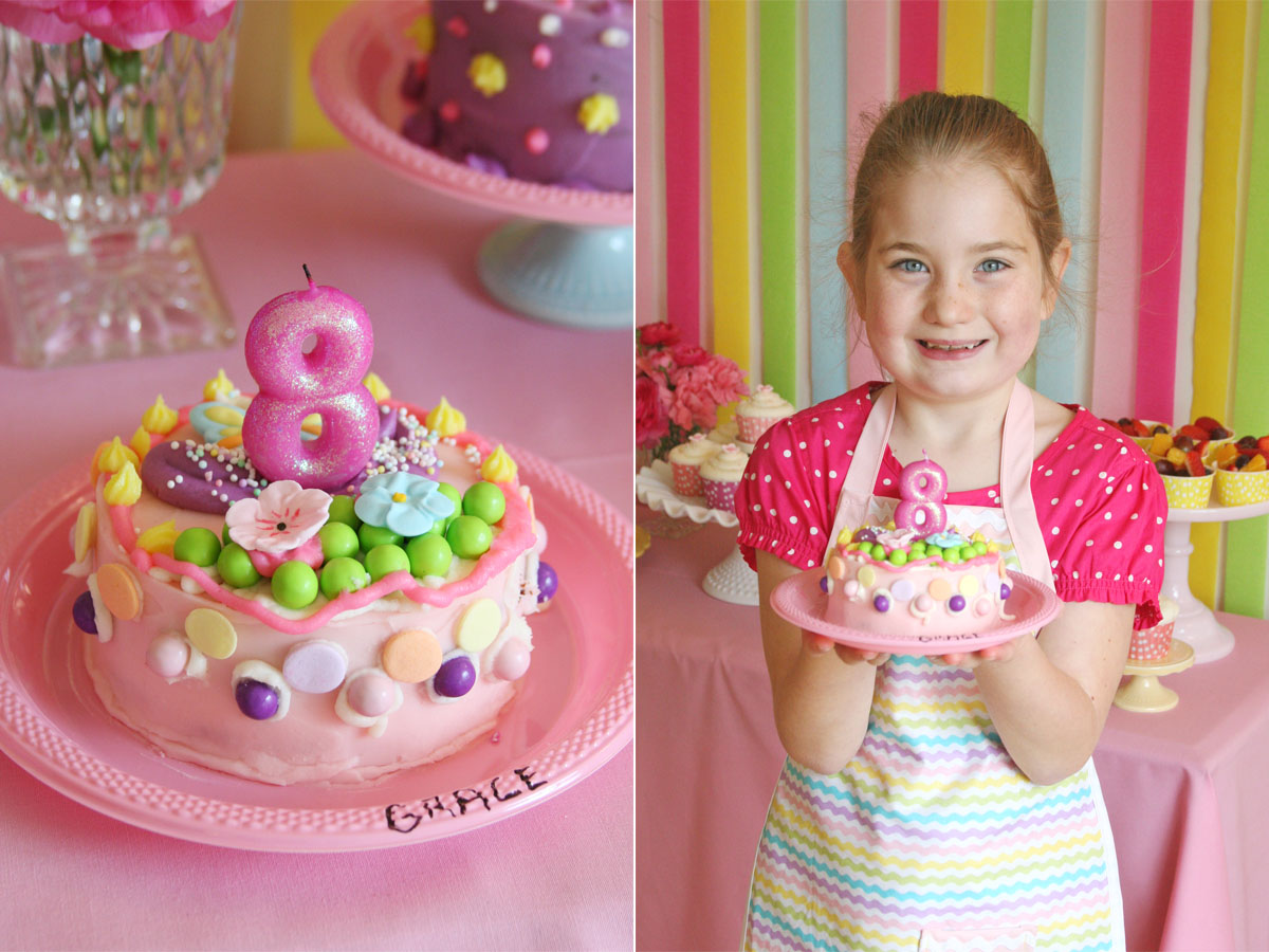 grace's cake decorating party – glorious treats