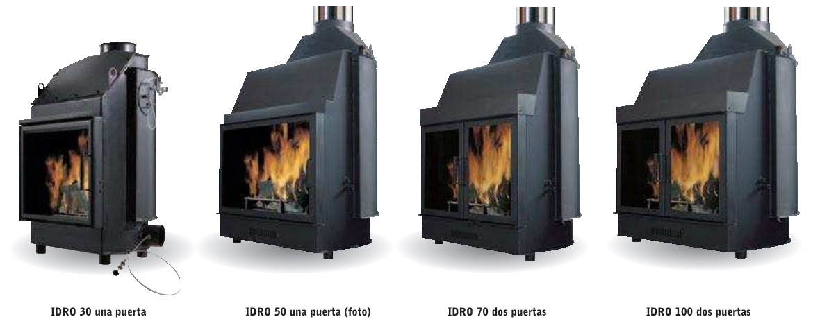 Entramados soluciones bioclimáticas: Chimenea de leña Edilkamin, modelo