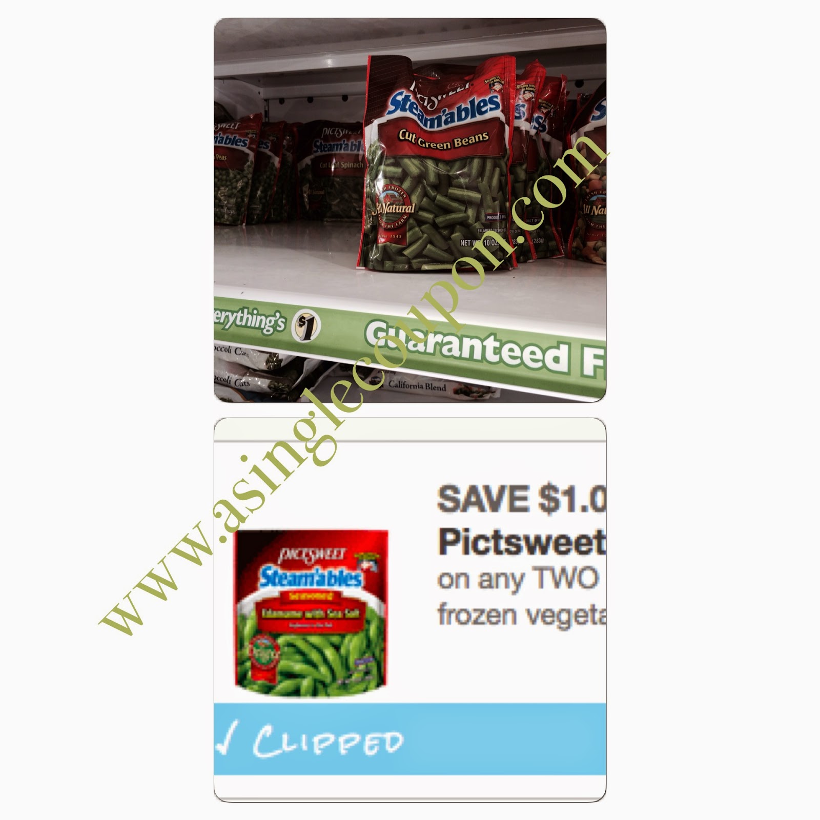 0.50 Frozen Veg at Dollar Tree! A Single Coupon