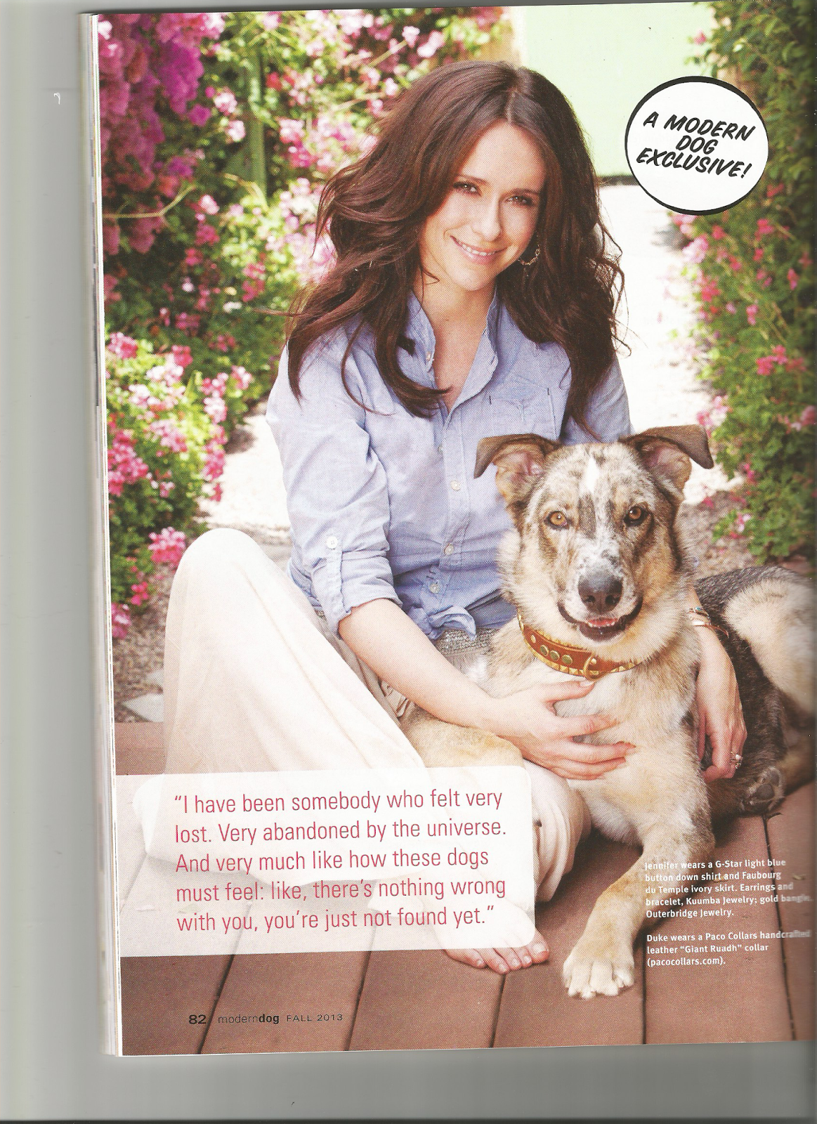 Jennifer Love Hewitt the best forever Jennifer col suo cane Duke