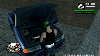 CLEO mod: CJ pode reparar o carro para GTA San Andreas