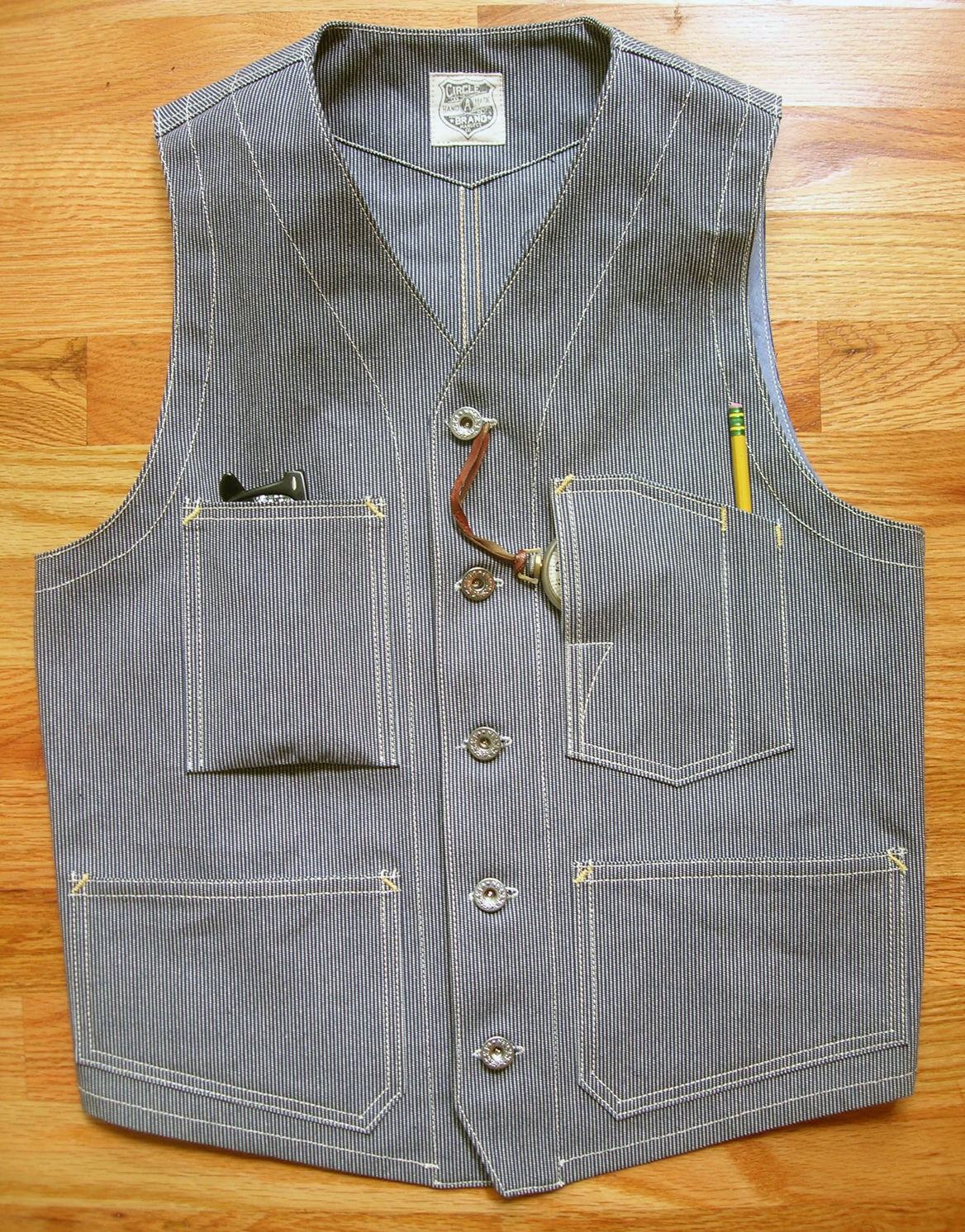 Russell's Shirts Railroad Vest, v.4