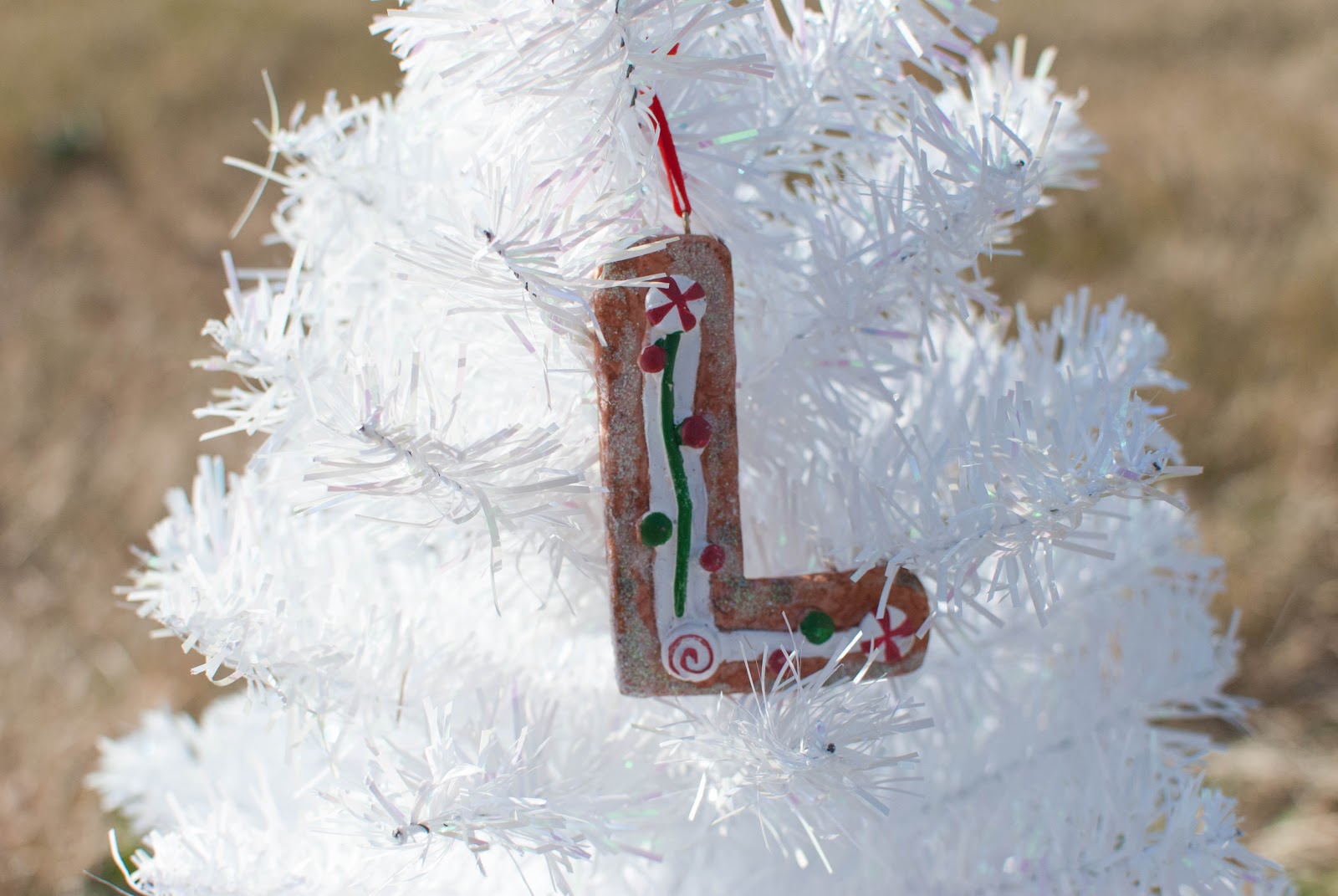 Rose and Her Lily Lily's Spot Decorated for Christmas