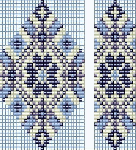 koralikowy wzor beaded pattern