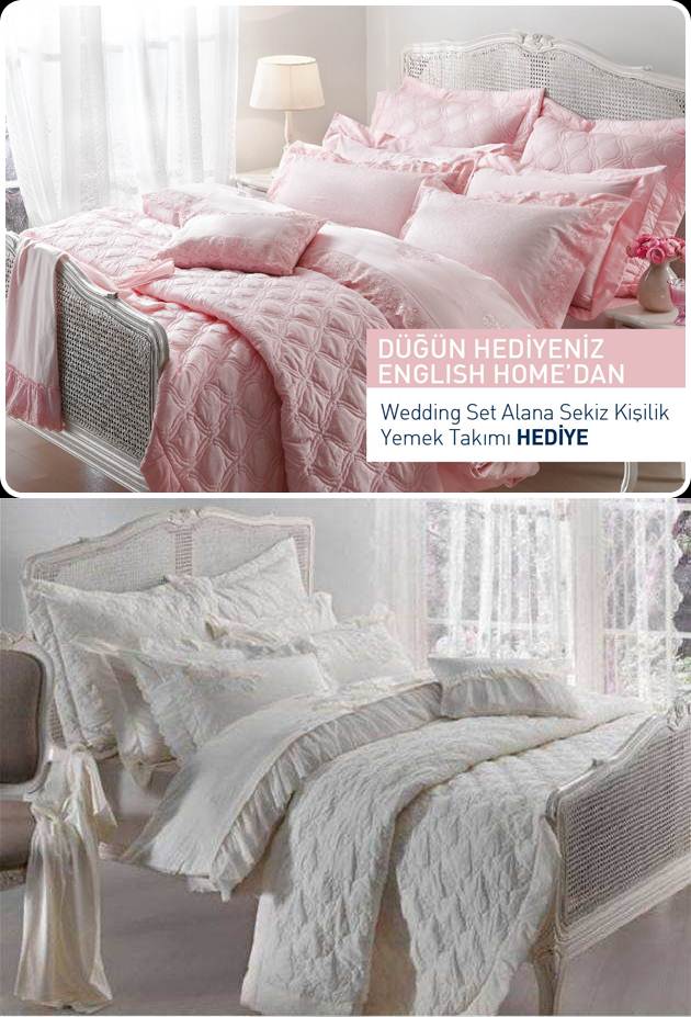 Ev Dizayn Moda English Home Gelin Koleksiyonu Yatak Odasi