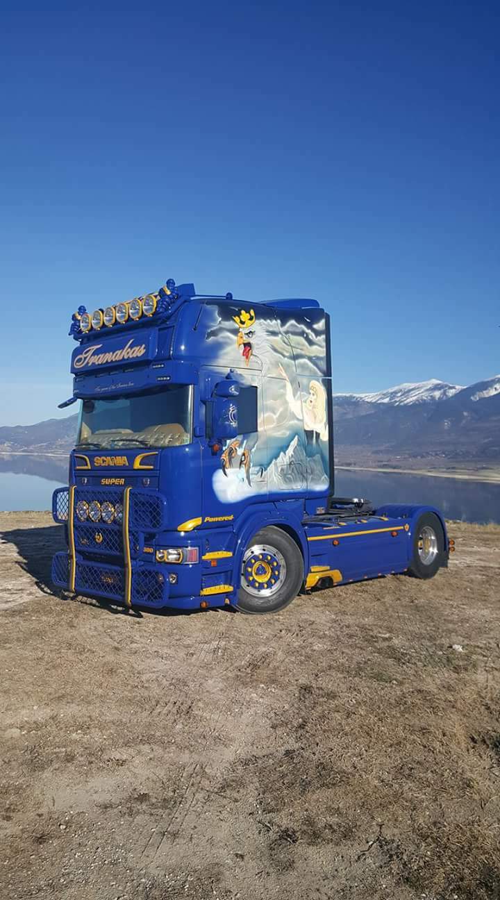 Airbrush truck Scania