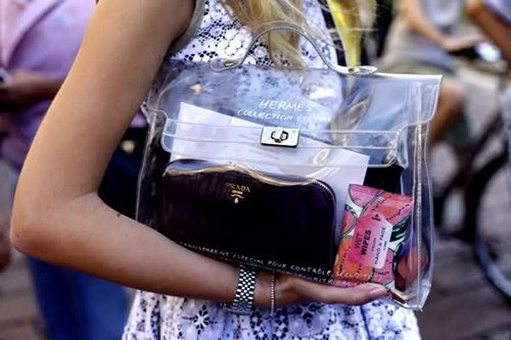 clear purse trend